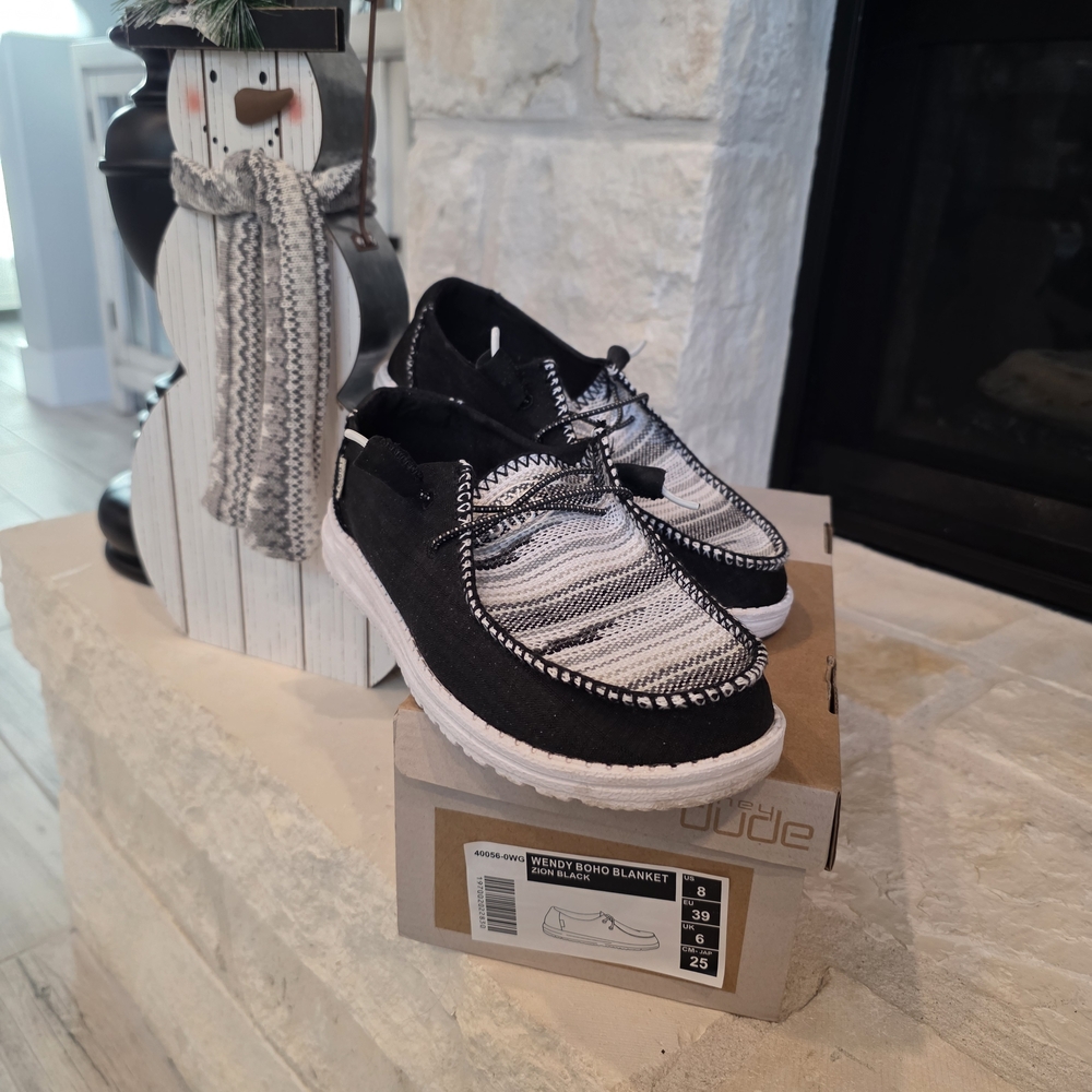 Hey Dude Boho Blanket Shoes